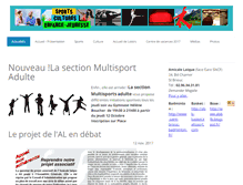 Tablet Screenshot of amicale-laique-sb.fr